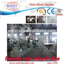 Ligne PP PE twin vis extrudeuse machine de pelletisation